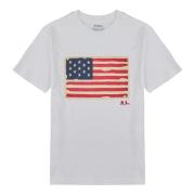 T-shirt Korte Mouw Polo Ralph Lauren SS FLAG TEE
