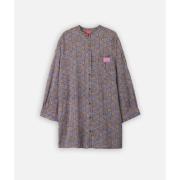 Jurk Oxbow Oversized jurk met mandarijnkraag MOSAIC