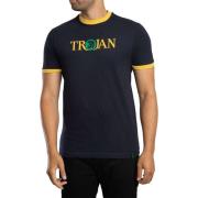 T-shirt Korte Mouw Trojan Ringer-T-shirt met logo