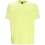 T-shirt Korte Mouw BOSS Crew Neck Tee T-Shirt Light Pastel Green