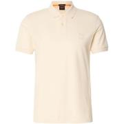 Polo Shirt Korte Mouw BOSS Slim Fit Passenger Polo Shirt Open Yellow