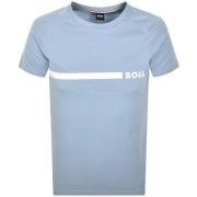 T-shirt Korte Mouw BOSS Slim Fit RN T-Shirt Open Blue