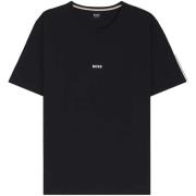 T-shirt Korte Mouw BOSS Lightweight Unique T-Shirt Black