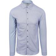 Overhemd Lange Mouw Desoto Overhemd Print Blauw