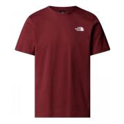 T-shirt The North Face NF0A87NP M SS BOX NSE TEE-O31 SUMAC/ASPHALT