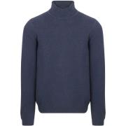 Sweater Suitable Coltrui Structure Melange Navy