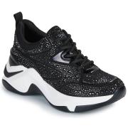 Lage Sneakers Exé Shoes 106-52EX21-STRASS-BLACK-WHITE