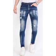 Skinny Jeans Local Fanatic Jeans Verfspatten Stretch