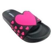 Teenslippers Nicoboco Playa niña love negro