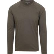 T-Shirt Lange Mouw Marc O'Polo Longsleeve T-Shirt Copley Bruin