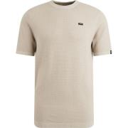 T-shirt Korte Mouw Vanguard T-Shirt Structuur Beige