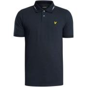 Polo Shirt Korte Mouw Lyle &amp; Scott Poloshirt met gestreept uiteind...