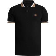 Polo Shirt Korte Mouw Trojan Jacquard Trim Ottoman Rib Poloshirt