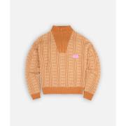 Trui Oxbow Coltrui met halve rits TANNING