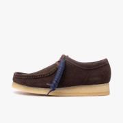 Nette schoenen Clarks WALLABEE 26156606-DARK BROWN SUEDE