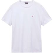 T-shirt Korte Mouw Napapijri Salis Sum T-Shirt White