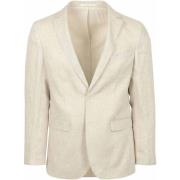 Blazer Suitable Blazer Linnen Herringbone Ecru