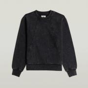 Sweater G-Star Raw D27173-D969 WASHED A LINE SCRIPT-H590 BLACK SMOKEY