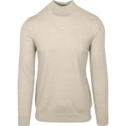 Sweater Profuomo Turtleneck Trui Merino Ecru