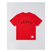 T-shirt Korte Mouw Edwin I034162.-3F8.67 FIERY RED