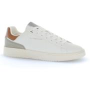 Lage Sneakers La Martina 001.A00.BR CALF-BIANCO/COGNAC