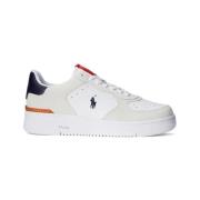 Lage Sneakers Ralph Lauren MASTER COURT - 809974097001-WHITE/NAVY