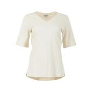 Top Maicazz SP25.75.333 Mopanne Tshirt Coconut Milk