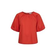 Overhemd Nümph 705498 Nutrine Blouse 2571 Cherry Tomato