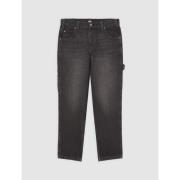 Straight Jeans Dickies GARYVILLE - DK0A4XECL241-BLACK WSH FADED