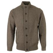 Vest Barbour Essential Patch Zip Through Knitted Jumper