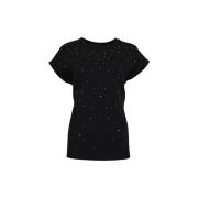 T-shirt Korte Mouw Maicazz Nana-T-Shirt Black/Silver SU25.75.349