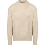 Sweater Suitable Pullover Boiled Wool Ecru