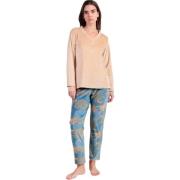 Setjes Admas Pyjama broek top V-hals Oriental