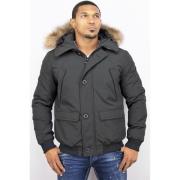 Parka Jas Warren Webber Winterjas Kort Bontkraag