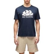 T-shirt Korte Mouw Sundek New Simeon Logo