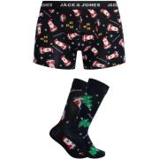 Boxers Jack &amp; Jones Ho Ho Ho Trunks 2 Pack Sokken Geschenkdoos