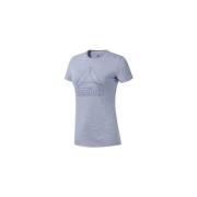 T-shirt Korte Mouw Reebok Sport TE Marble Logo Tee