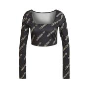 T-shirt Korte Mouw adidas Ls Cr Top