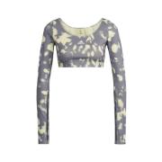 T-shirt Korte Mouw adidas W Hyglm Cro Aop