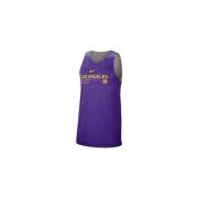 T-shirt Korte Mouw Nike Nba Los Angeles Lakers Standard Issue Reversib...