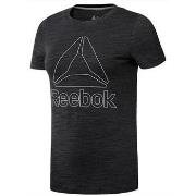 T-shirt Korte Mouw Reebok Sport EL Marble Logo Tee