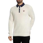 Polo Shirt Lange Mouw Fila Nowell wafelgebreid poloshirt met lange mou...