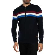 Vest Trojan Colour Block Polo met lange mouwen en rits