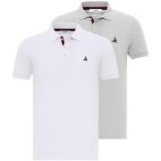 Polo Shirt Korte Mouw By Diess Collection BY23FSBNG01-2Pack_White-Grey...