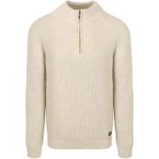 Sweater New Zealand Auckland NZA Half Zip Trui Drake Warm Beige