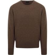 Trui William Lockie Pullover Lamswol Mocha