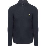 Sweater Lyle And Scott Lyle Scott Half Zip Pullover Lamswol Navy
