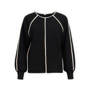 Trui Object Reynard Knit - Black/Sandshell