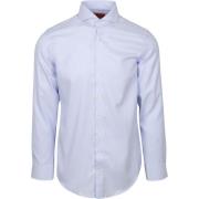 Overhemd Lange Mouw Suitable Overhemd Jacquard Luxe Lichtblauw