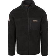 Fleece Jack Napapijri Vest Yupik Fleece Zwart